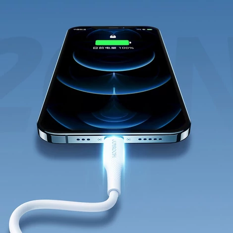 Joyroom gyors töltő USB-C - Lightning kábel, Power Delivery, 2,4 A, 20 W, 1,2 m, fekete (S-1224M3)