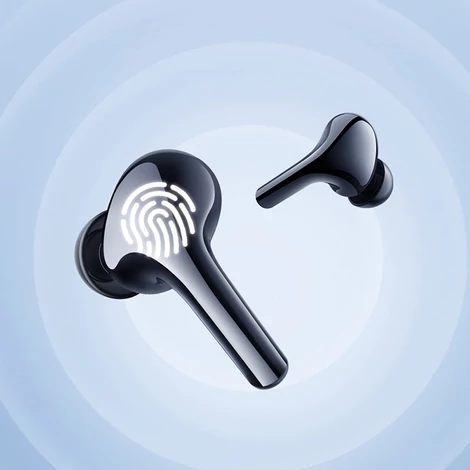 Joyroom TWS vezeték nélküli Bluetooth fülhallgató, fekete (JR-TL6)