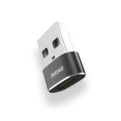 Dudao USB Type-C - USB adapter, fekete (L16AC-black)