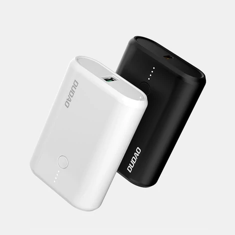 Dudao power bank, 10000 mAh, Power Delivery, Quick Charge 3.0, 22,5 W, fekete (K14_Black)