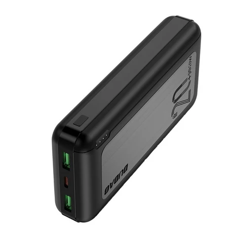 Dudao power bank, 20000 mAh, Power Delivery, 20 W, Quick Charge 3.0, 2x USB / USB Type C, fehér (K12PQ+white)