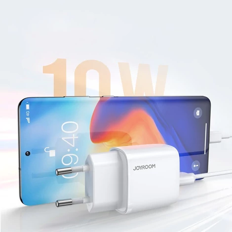 Joyroom fali gyorstöltő, 2x USB, 2,4A, fehér (L-2A101)