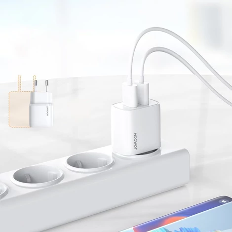 Joyroom fali gyorstöltő, 2x USB, 2,4A, fehér (L-2A101)