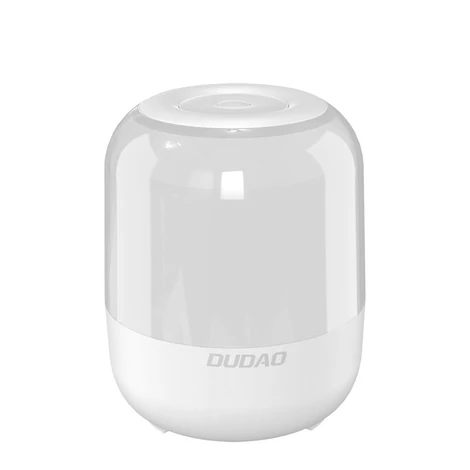 Dudao vezeték nélküli Bluetooth 5.0 RGB hangszóró 5W 1200mAh, fehér (Y11S-white)