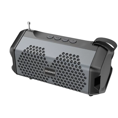 Dudao vezeték nélküli Bluetooth 5.0 hangszóró, 3W, 500mAh, rádió, fekete (Y9s-black)