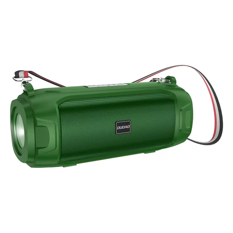 Dudao vezeték nélküli Bluetooth 5.0 hangszóró, 5W, 1200mAh, FM rádió, napelemes, zöld (Y1XS-green)