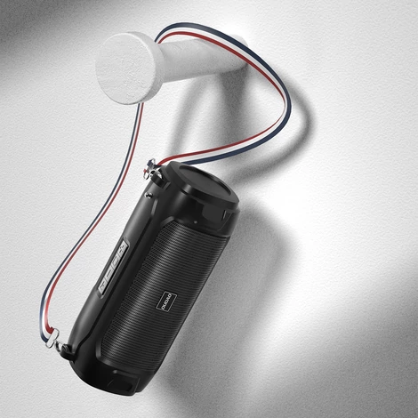 Dudao vezeték nélküli Bluetooth 5.0 hangszóró, 5W, 1200mAh, FM rádió, napelemes, zöld (Y1XS-green)