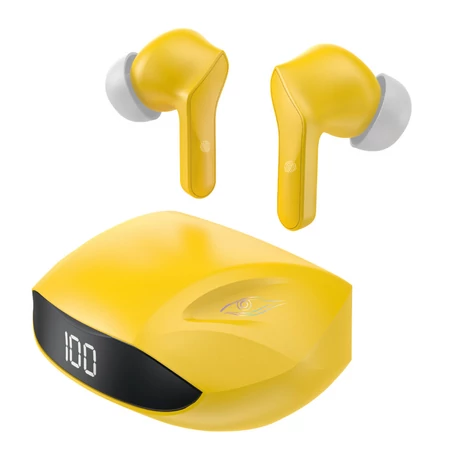 Dudao fülbe helyezhető vezeték nélküli fülhallgató, TWS, Bluetooth 5.2, sárga (U16H-yellow)