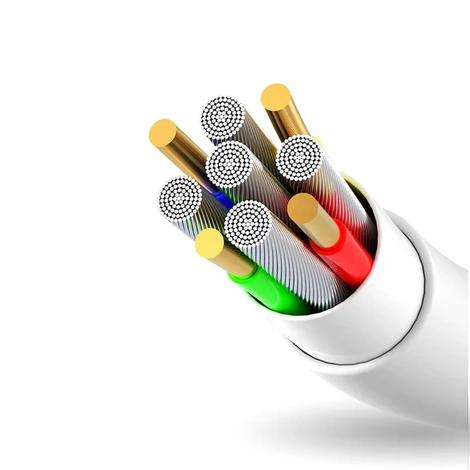 Dudao kábel USB / USB Type C, 3A, 1m, fehér (L1T-white)