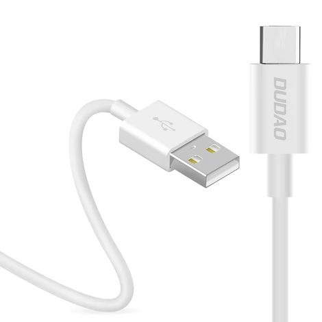 Dudao kábel USB / USB Type C, 3A, 1m, fehér (L1T-white)