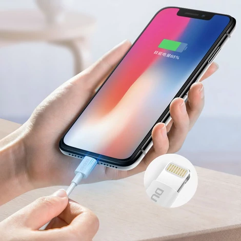 Dudao kábel USB / USB Type C, 3A, 1m, fehér (L1T-white)