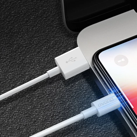 Dudao kábel USB / USB Type C, 3A, 1m, fehér (L1T-white)