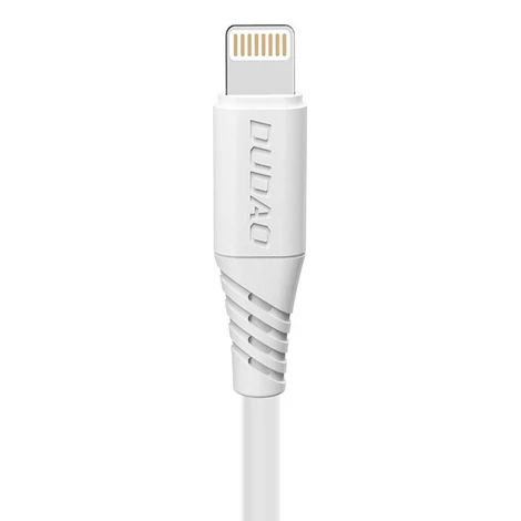 Dudao kábel USB / Lightning kábel, 5A, 1m, fehér (L2L-1m-white)