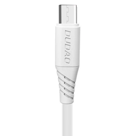 Dudao kábel USB / mikro USB kábel, 5A, 1m, fehér (L2M-1m-white)