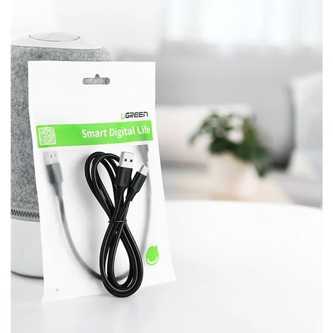 Ugreen USB - USB Type C kábel, 2 A, 2m, fekete (60118)