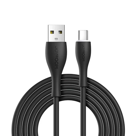 Joyroom USB - USB Type C kábel, 3 A, 1 m, fekete (S-1030M8)
