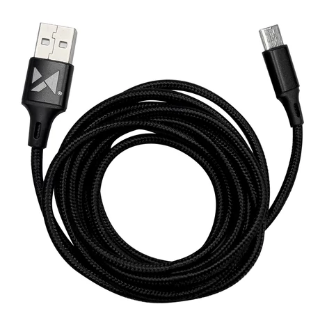 Wozinsky kábel USB - USB Type C, 2,4A, 2m, fekete (WUC-C2B)