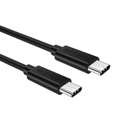 Choetech USB Type C - USB Type C kábel, 3A, 3m, fekete (CC0004-V2)