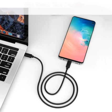 Choetech USB Type C - USB Type C kábel, 3A, 3m, fekete (CC0004-V2)
