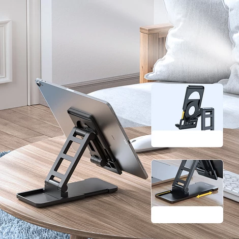 Joyroom összecsukható telefontartó állvány, fekete (JR-ZS282-black)