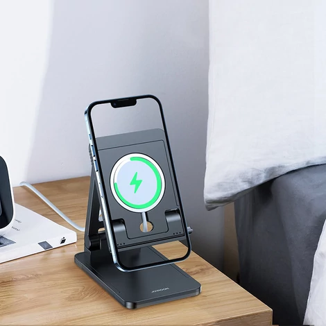 Joyroom összecsukható telefontartó állvány, fekete (JR-ZS282-black)