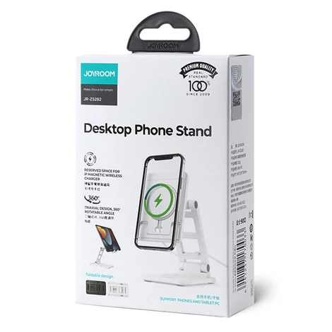 Joyroom összecsukható telefontartó állvány, fekete (JR-ZS282-black)