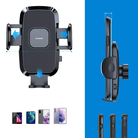 Joyroom autós telefontartó pohártartóhoz, fekete (JR-ZS259)