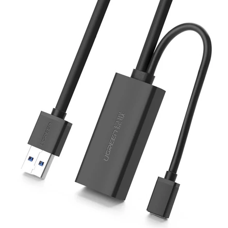 UGREEN US175, USB 3.0, micro USB, hosszabbító kábel, 5 m (fekete)