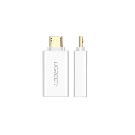UGREEN US195 USB - micro USB adapter, OTG (fehér)