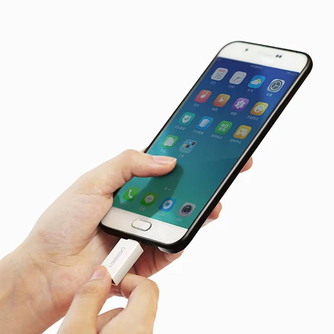 UGREEN US195 USB - micro USB adapter, OTG (fehér)