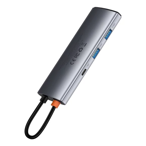 Baseus hub adapter 7 az 1-ben USB-C - 2x USB 3.0 + HDMI + USB-C PD + USB-C + SD + TF