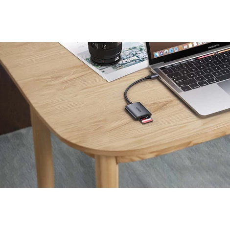 USB-C kártyaolvasó, UGREEN CM401 (szürke)