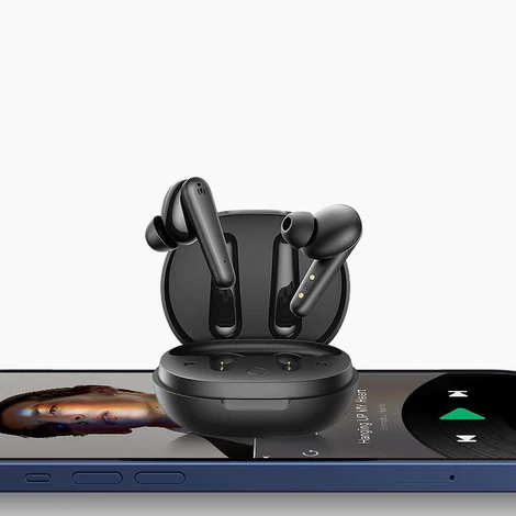 Ugreen HiTune T1 fülbe helyezhető vezeték nélküli Bluetooth TWS fülhallgató, fehér (80650)