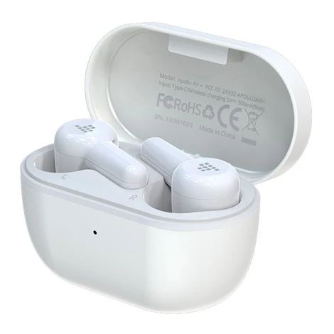 Tronsmart Apollo Air + TWS ANC Bluetooth 5.2 vezeték nélküli fülhallgató, vízálló, fehér (372453)