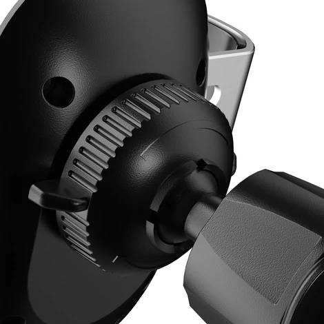 Dudao 15 W vezeték nélküli Qi töltő, szellőzőnyílásra rögzíthető gravitációs autós tartó, fekete (F3PRO-Black)