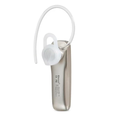 Remax T8 Bluetooth Headset, fülbe helyezhető fülhallgató fülkampóval, fehér