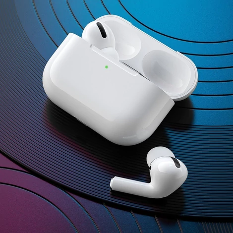 WK Design TWS ANC Bluetooth True vezeték nélküli fülhallgató vezeték nélküli töltőtokkal, fehér (A7-white-Pro)