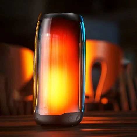 WK Design hordozható vezeték nélküli Bluetooth 5.0 hangszóró, RGB, 2000mAh, fekete (D31-black)