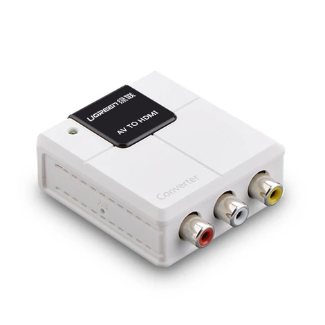 Ugreen átalakító analóg-digitális audio-video jelhez RCA - HDMI, fehér (40225)