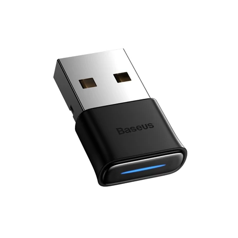 Baseus BA04 mini Bluetooth 5.0 adapter, USB vevő, számítógép adó, fekete (ZJBA000001)