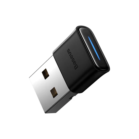 Baseus BA04 mini Bluetooth 5.0 adapter, USB vevő, számítógép adó, fekete (ZJBA000001)