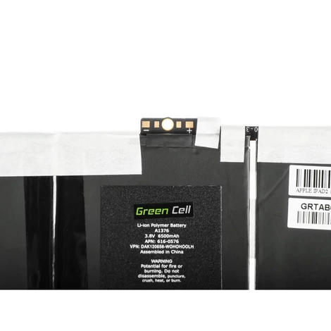 Green Cell tablet akkumulátor A1376 Apple iPad 2 A1395 A1396 A1397 2. generáció