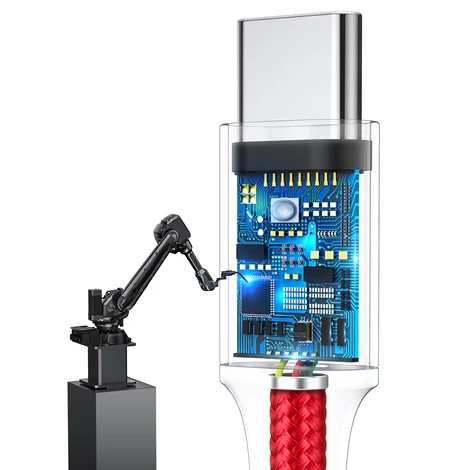 Baseus 3 az 1-ben kábel USB csatlakozókkal - USB Type C / Lightning / micro USB, 1.2m, 3.5A, piros (CAJS000009)
