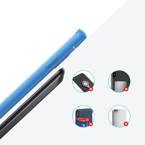 Choetech szett 2 x Qi vezeték nélküli töltőállvány, 10 W, fekete-fehér állvány (T524-S)