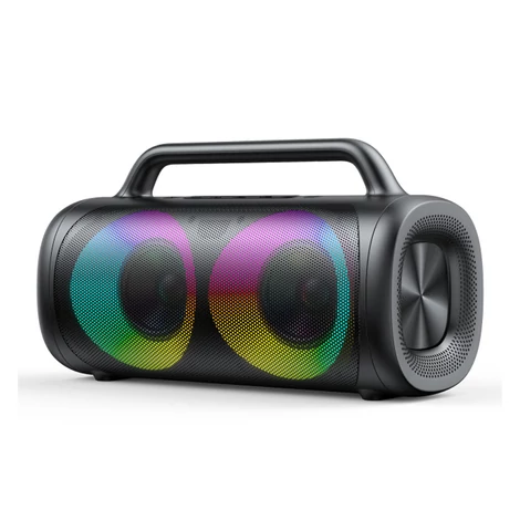 Joyroom 5.1 vezeték nélküli bluetooth hangszóró LED-es színes világítással, fekete (JR-MW02)