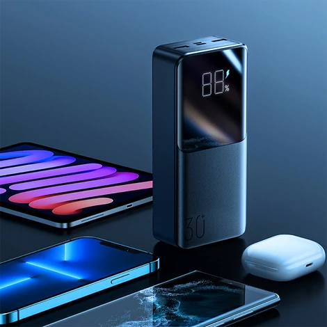 Joyroom power bank 22.5W 30000mAh PD QC3.0 AFC fekete (JR-QP193)
