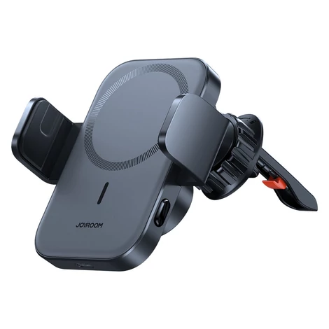 Joyroom autós tartó Qi vezeték nélküli indukciós töltő 15W (MagSafe iPhone kompatibilis) műszerfalra (JR-ZS295)