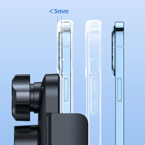 Joyroom autós tartó Qi vezeték nélküli indukciós töltő 15W (MagSafe kompatibilis iPhone-hoz) szellőzőnyíláshoz (JR-ZS295)