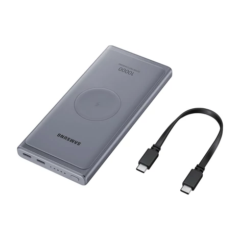 Samsung Powerbank vezeték nélküli töltési funkcióval, szürke (EB-U3300XJEGEU)
