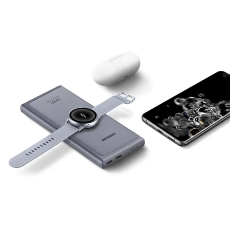 Samsung Powerbank vezeték nélküli töltési funkcióval, szürke (EB-U3300XJEGEU)